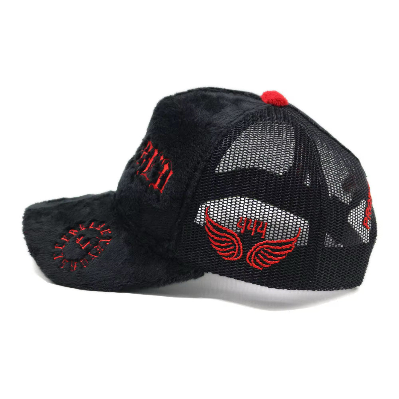 Black & Red Joshred hat
